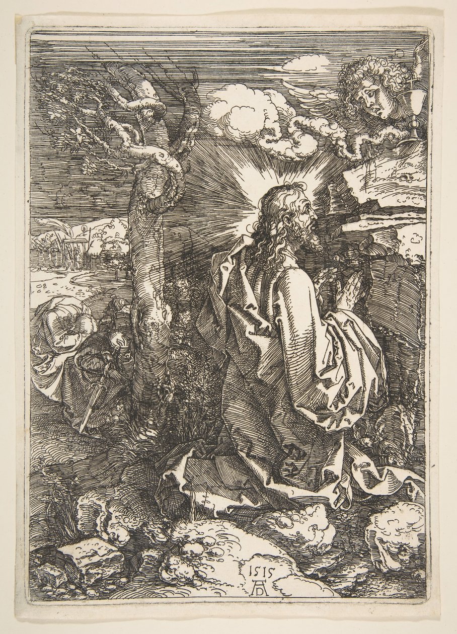 Agonia w ogrodzie, 1515. autorstwa Albrecht Dürer