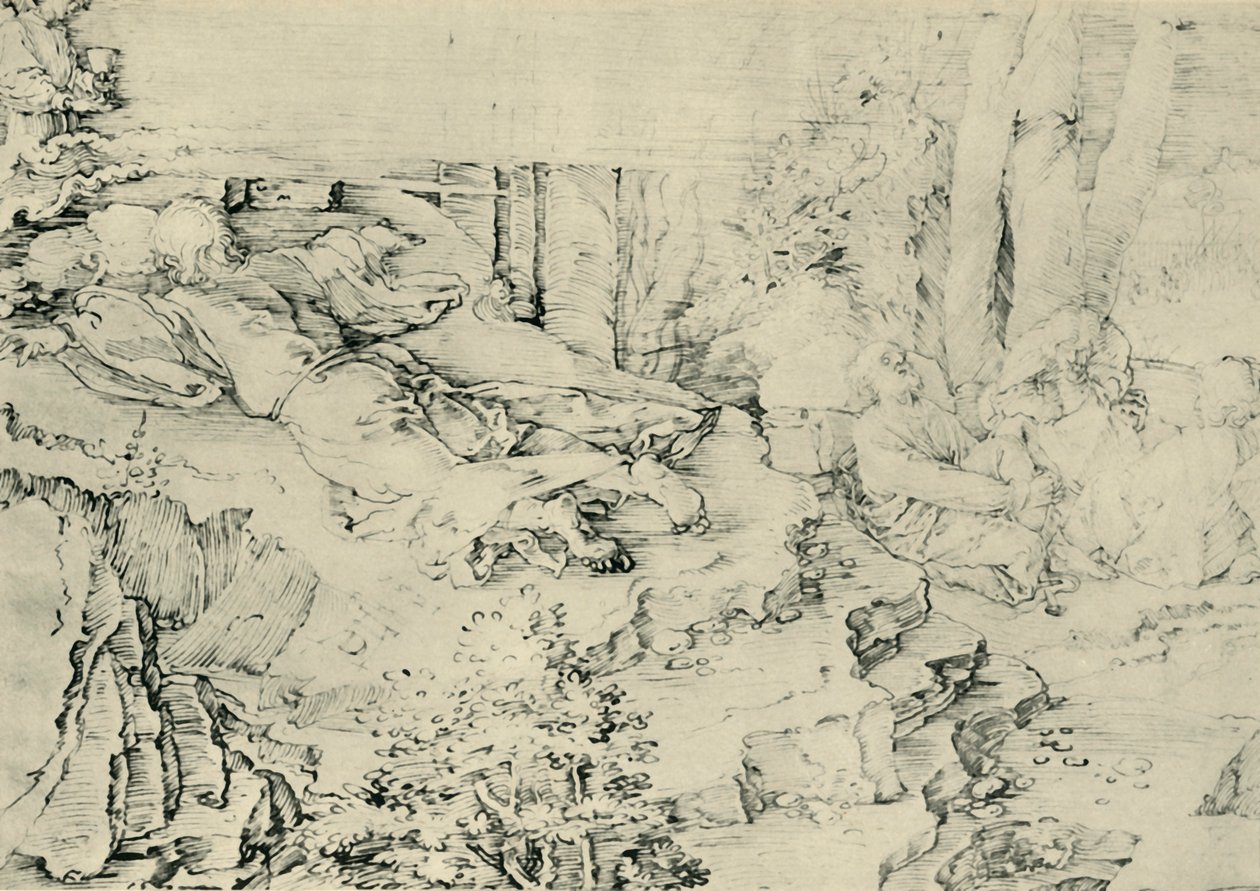 Agonia w ogrodzie, 1521, 1943. autorstwa Albrecht Dürer