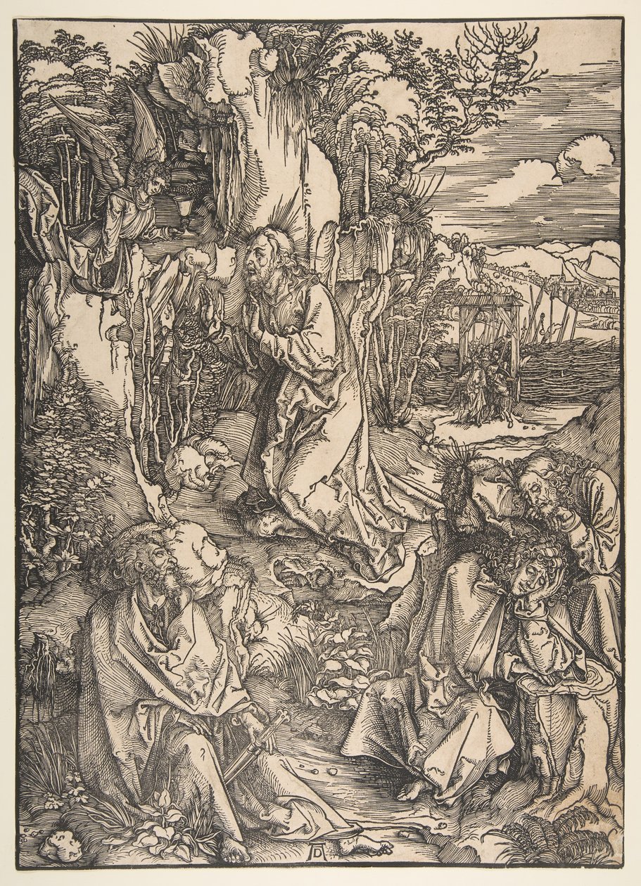 Agonia w ogrodzie.n.d. autorstwa Albrecht Dürer