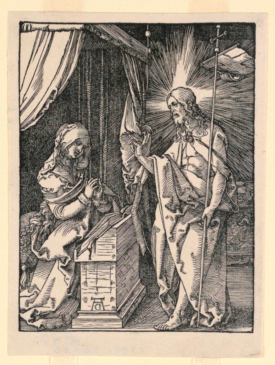 Chrystus ukazuje się swojej matce autorstwa Albrecht Dürer