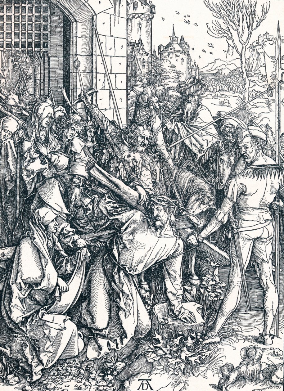 Chrystus dźwigający krzyż, 1498 1906. autorstwa Albrecht Dürer