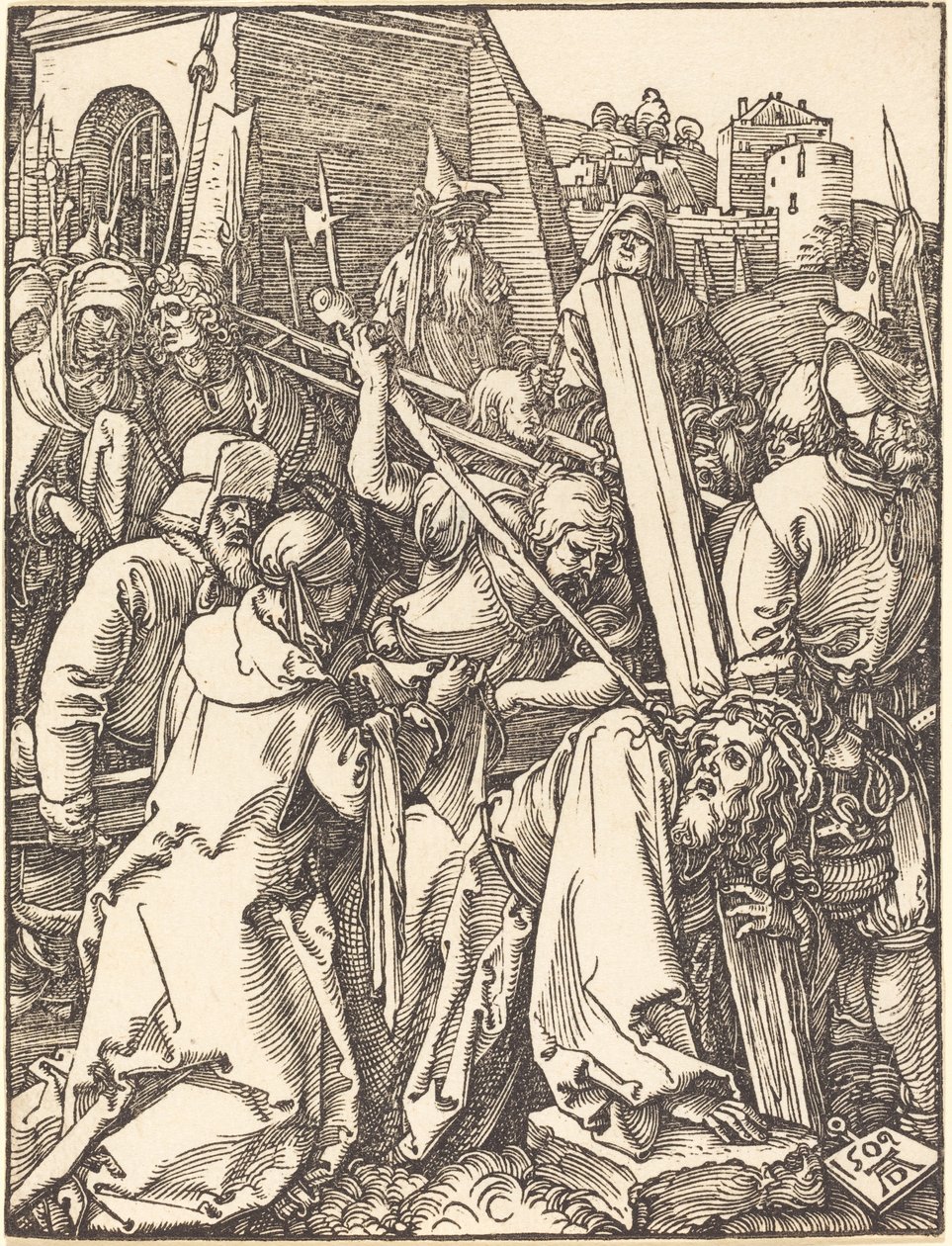 Chrystus niosący krzyż autorstwa Albrecht Dürer