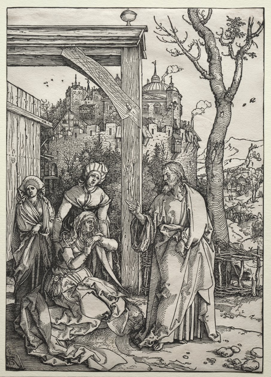 Chrystus żegna się ze Swoją Matką autorstwa Albrecht Dürer