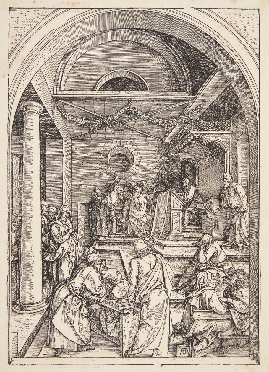 Chrystus wśród lekarzy autorstwa Albrecht Dürer
