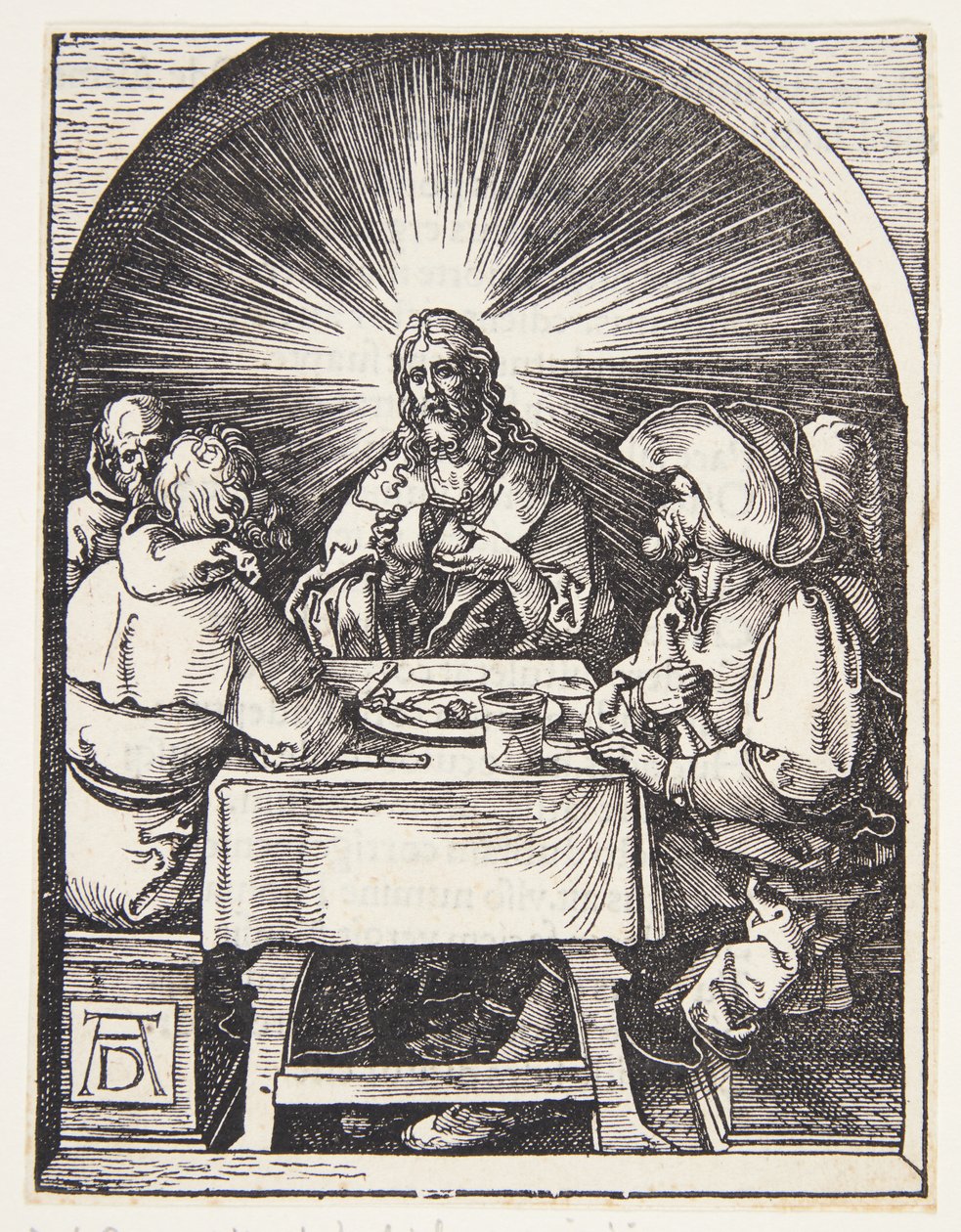 Chrystus w Emaus autorstwa Albrecht Dürer