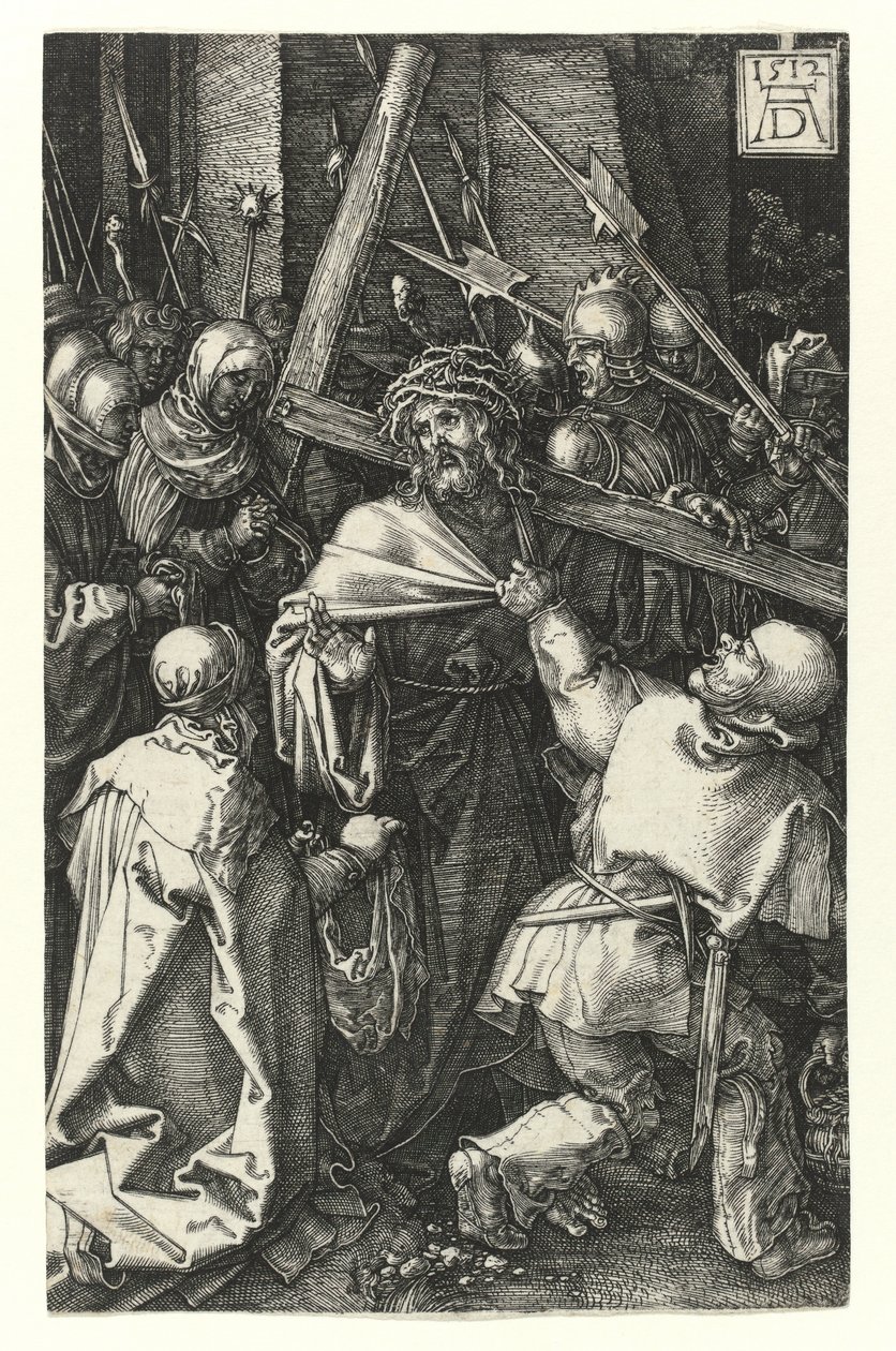 Chrystus dźwiga krzyż, 1512 autorstwa Albrecht Dürer