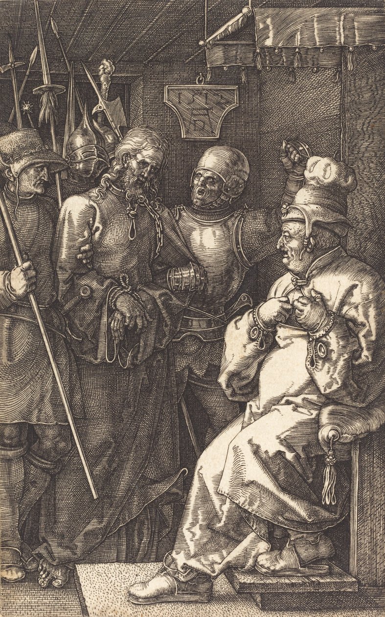 Chrystus przed Kajfaszem, 1512. autorstwa Albrecht Dürer