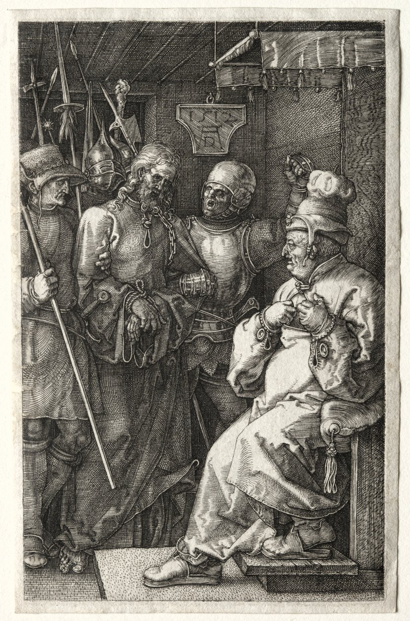 Chrystus przed Kajfaszem, 1512. autorstwa Albrecht Dürer