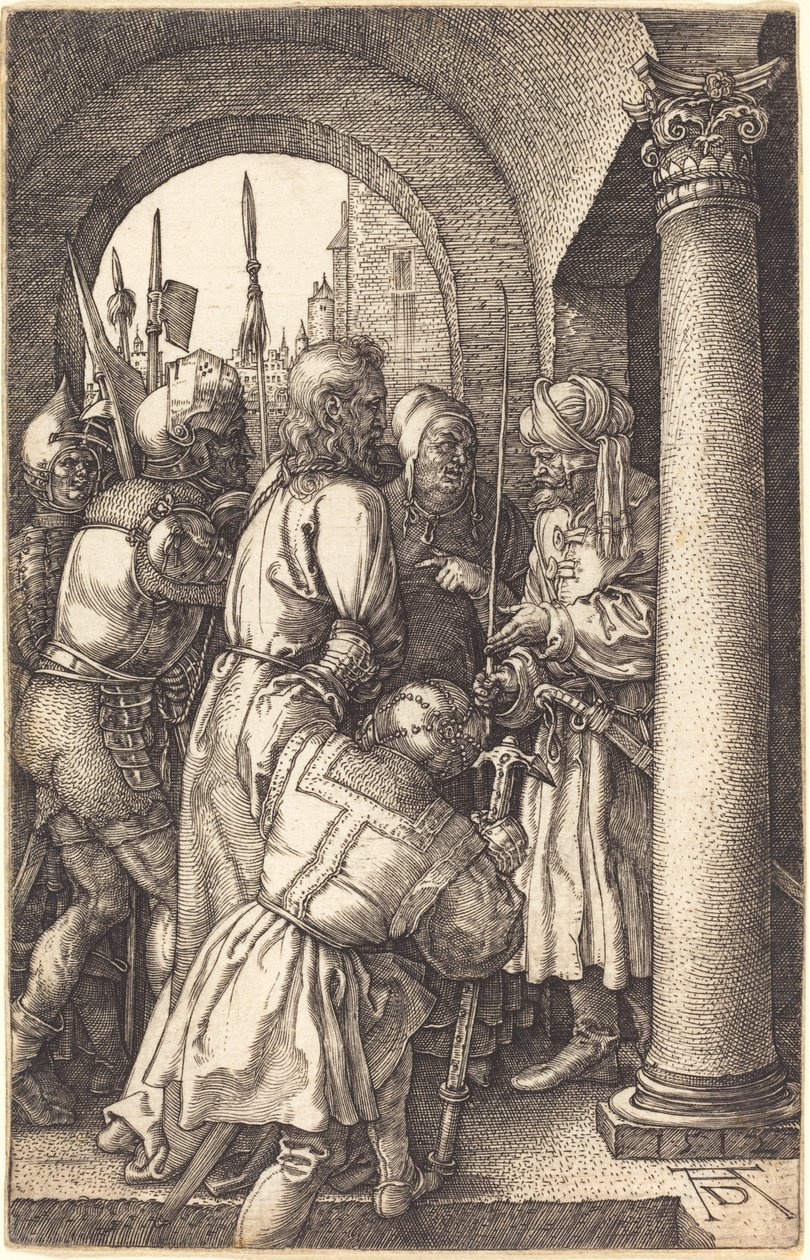 Chrystus przed Piłatem autorstwa Albrecht Dürer