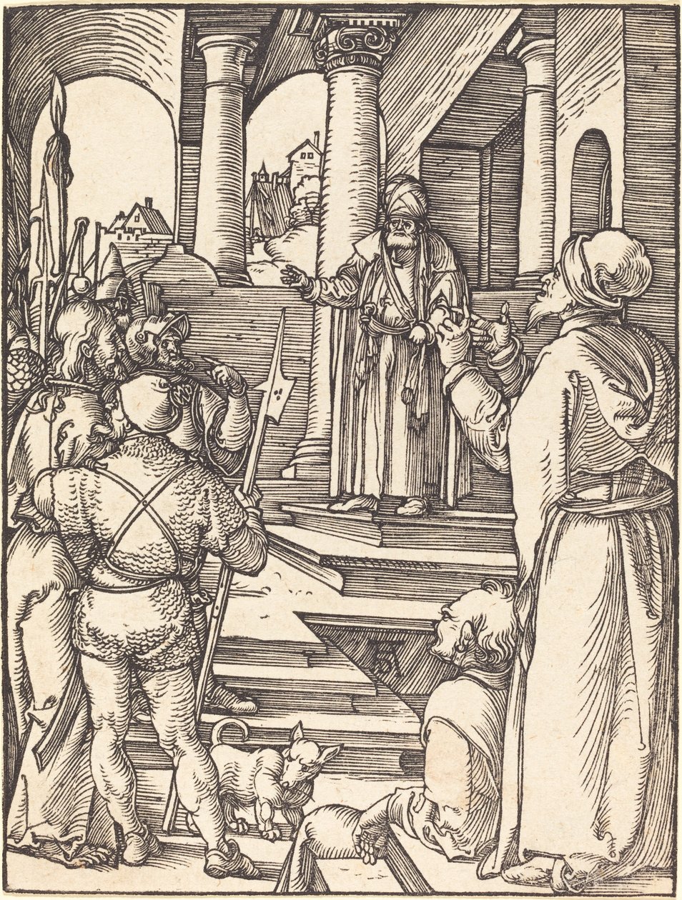 Chrystus przed Piłatem autorstwa Albrecht Dürer