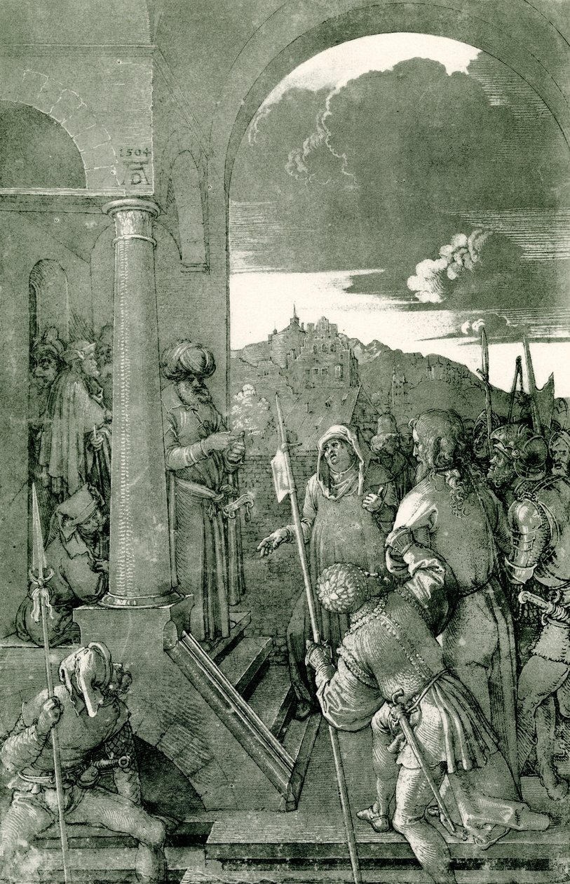Chrystus przed Piłatem autorstwa Albrecht Dürer