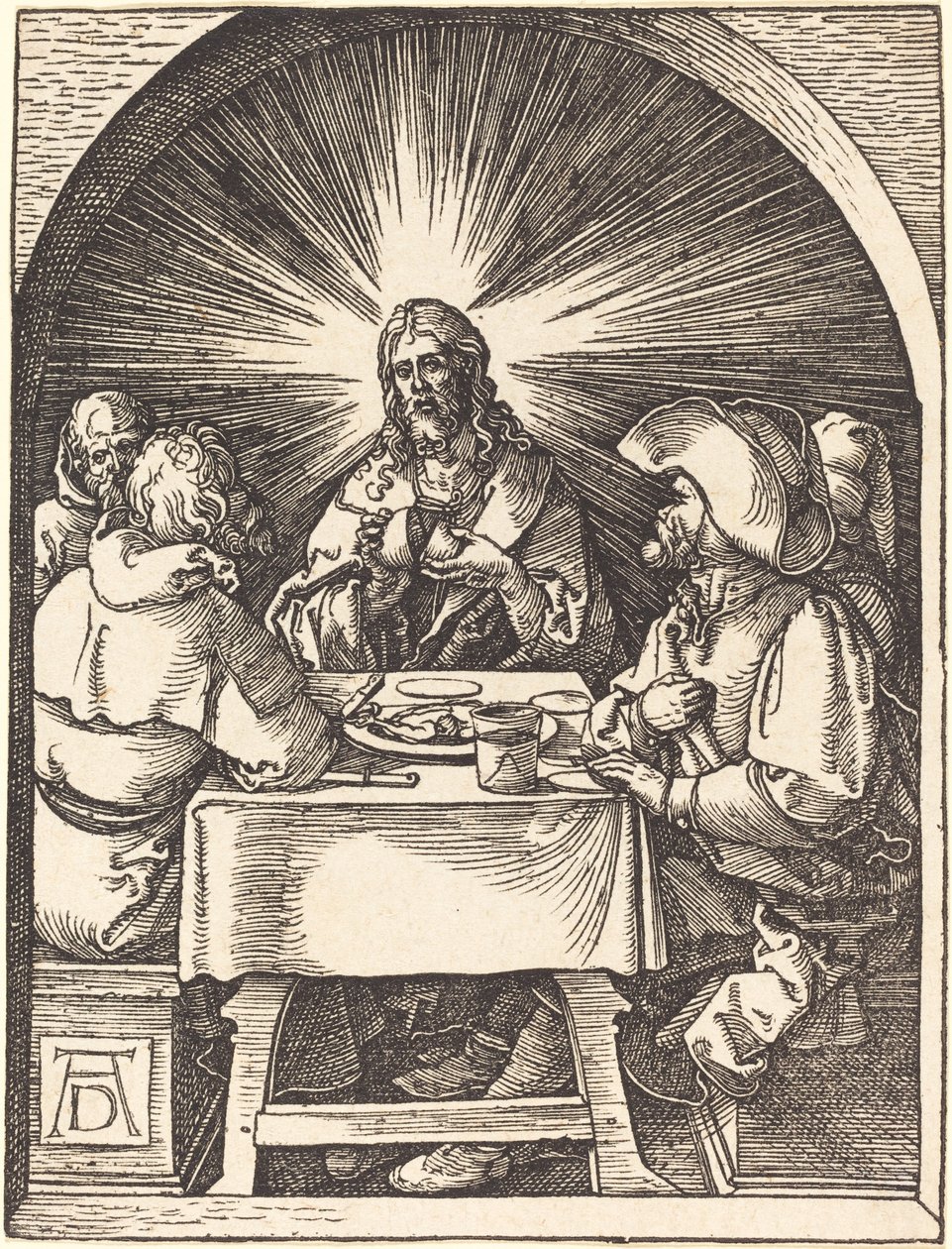 Chrystus w Emaus autorstwa Albrecht Dürer