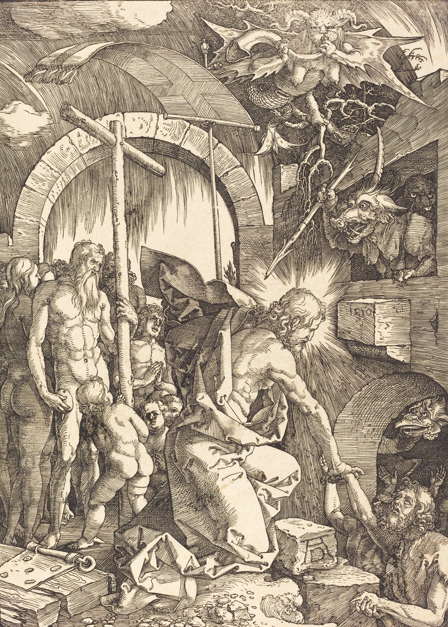 Chrystus w Otchłani, 1510. autorstwa Albrecht Dürer