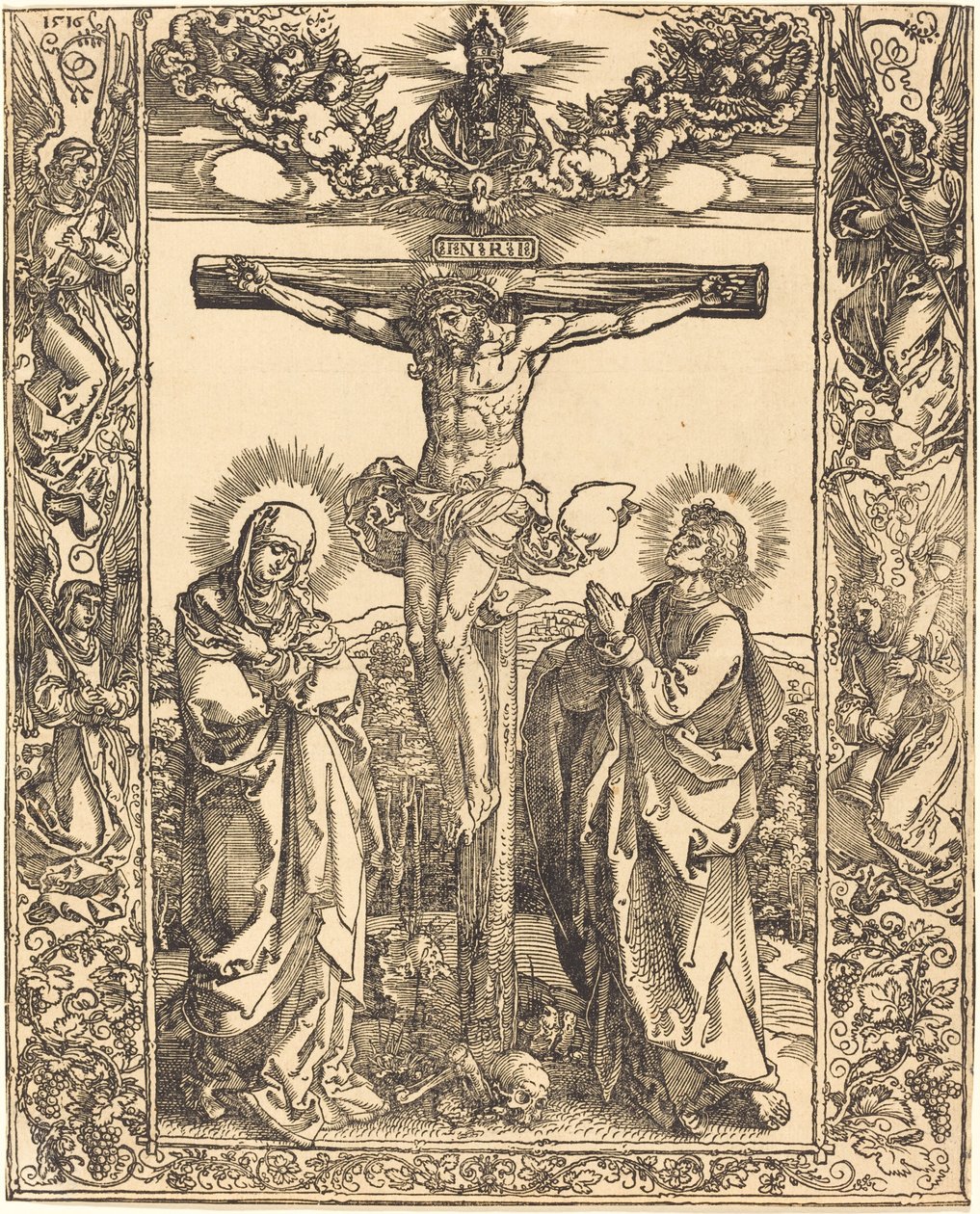 Chrystus na krzyżu autorstwa Albrecht Dürer