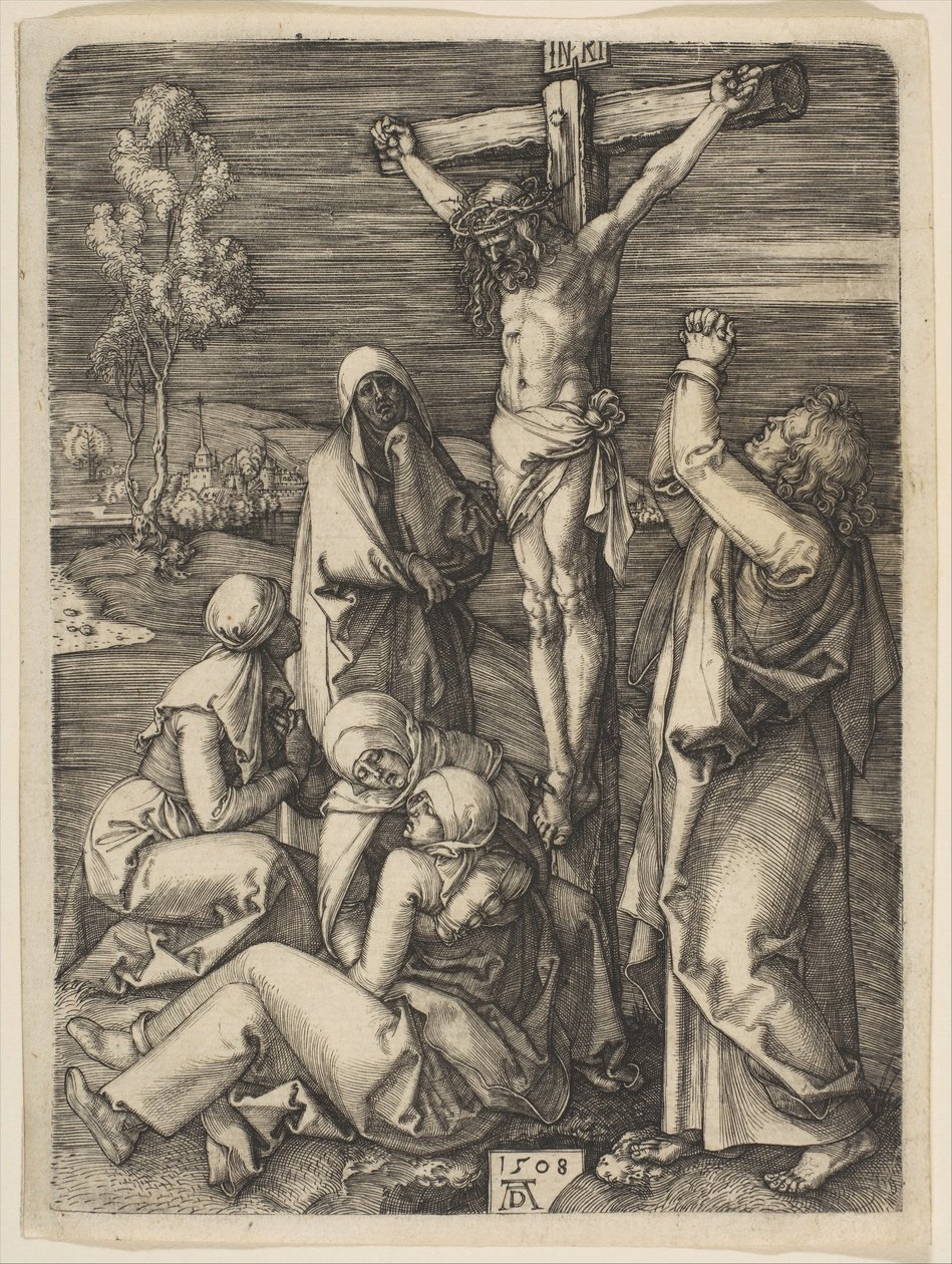 Chrystus na krzyżu, 1508. autorstwa Albrecht Dürer