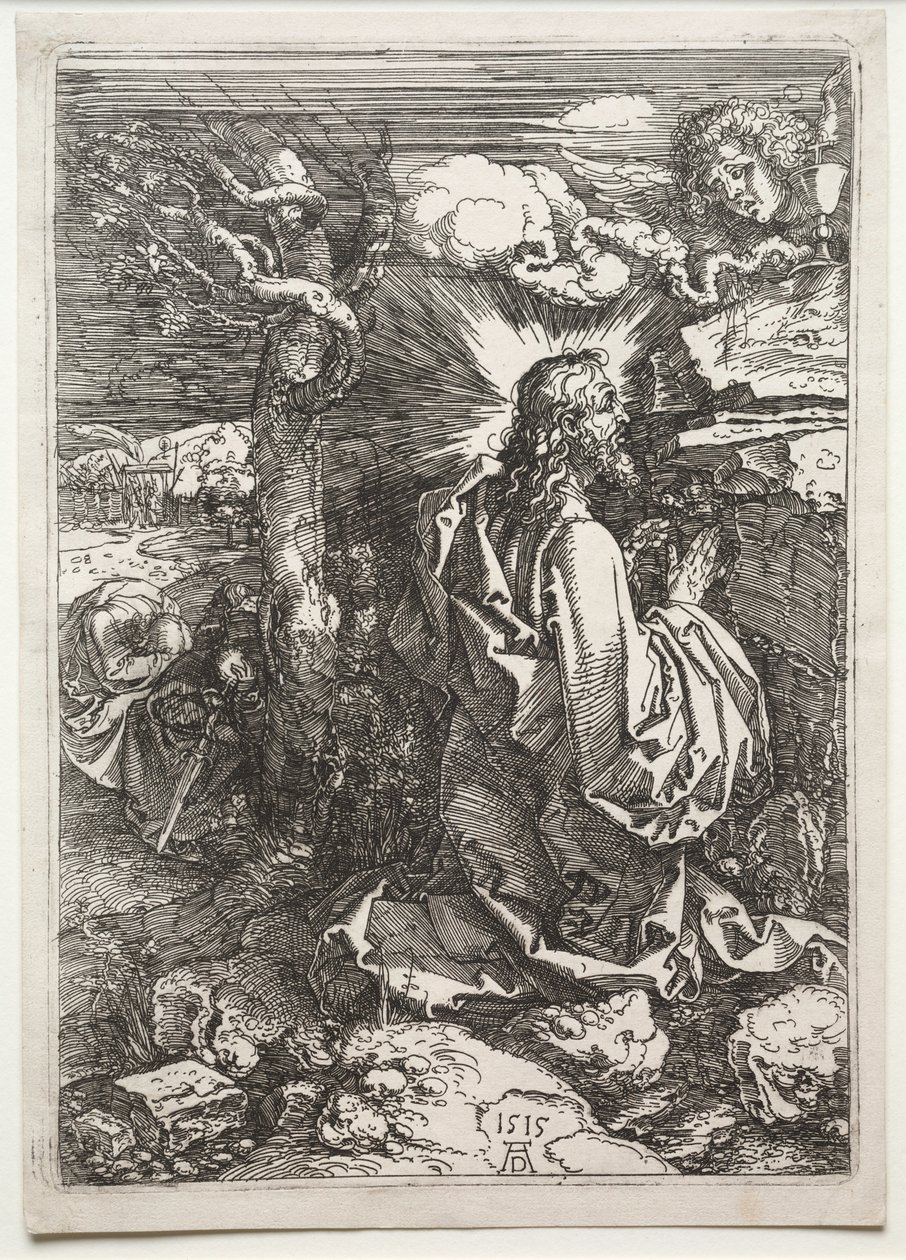 Chrystus na Górze Oliwnej autorstwa Albrecht Dürer