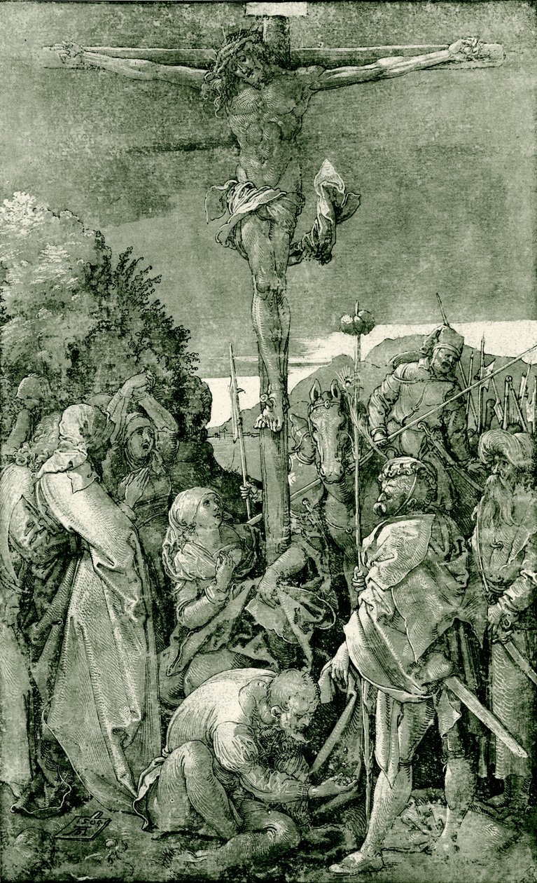 Chrystus na krzyżu autorstwa Albrecht Dürer