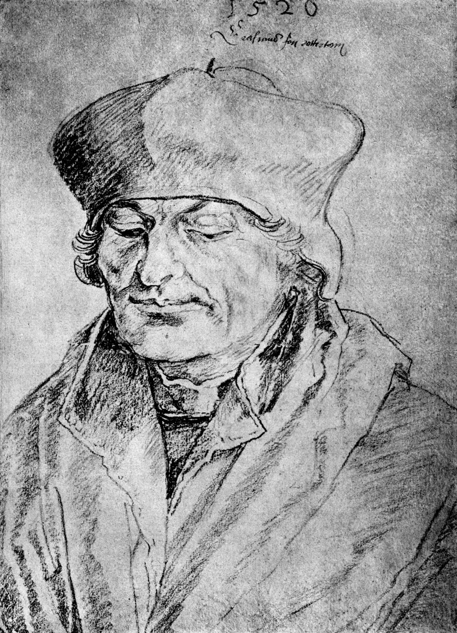 Desiderius Erazm, 1520, 1936 autorstwa Albrecht Dürer