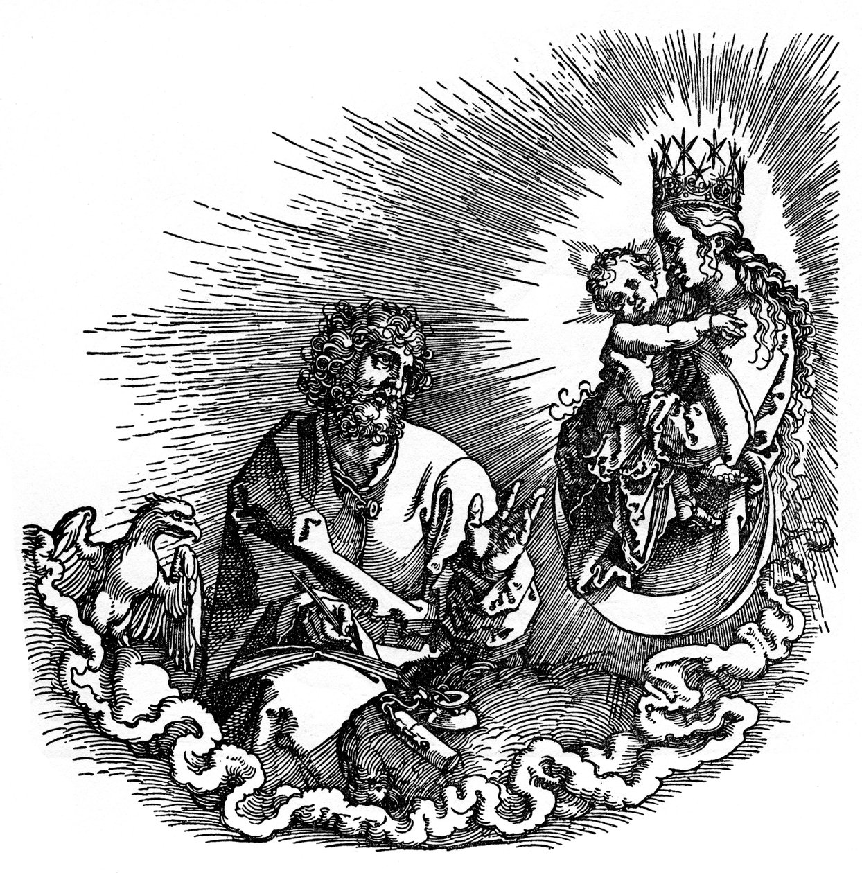 Objawienie Jana, 1511, 1936 autorstwa Albrecht Dürer