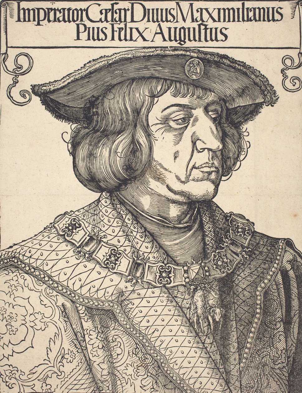 Cesarz Maksymilian I, ok. 1930 r. 1518. autorstwa Albrecht Dürer