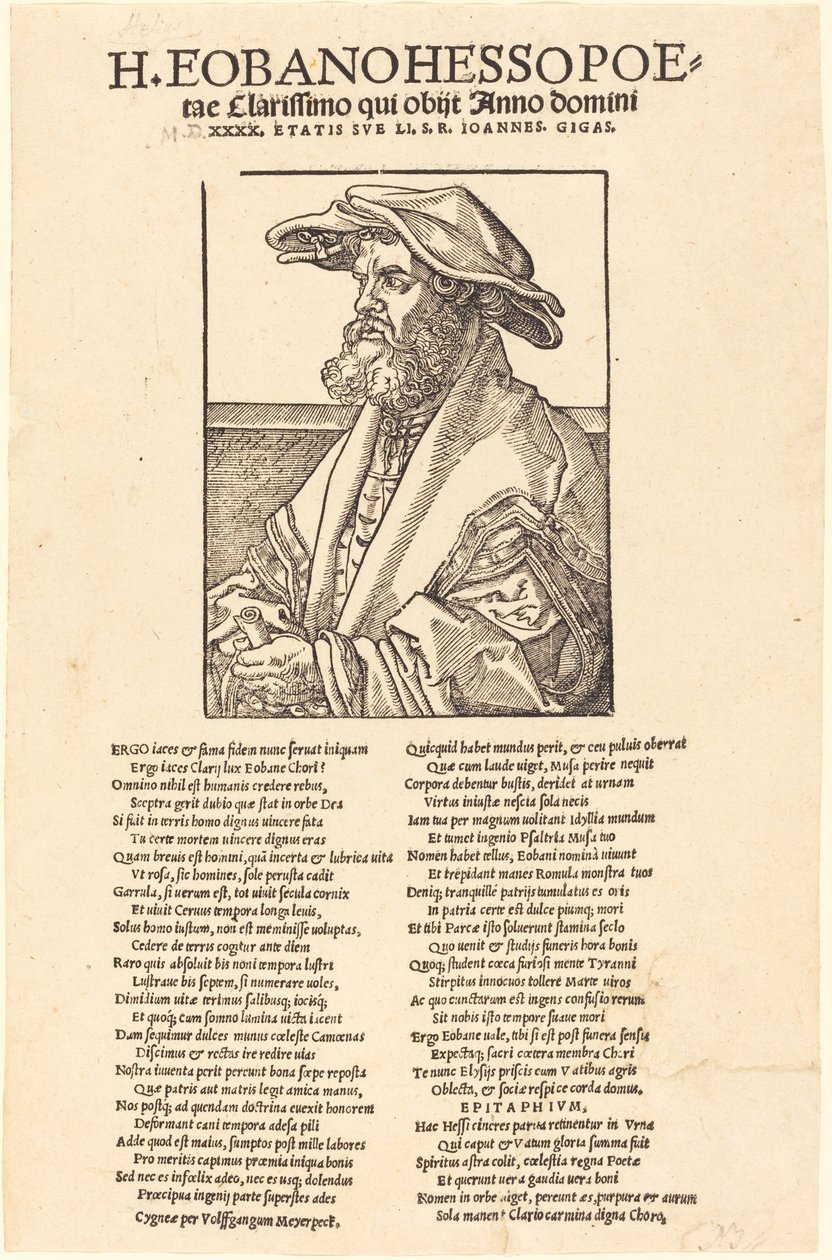 Eobanus Hess autorstwa Albrecht Dürer