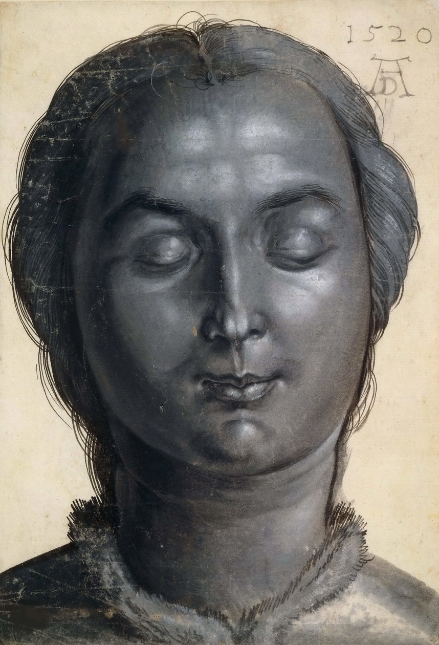 Głowa kobiety, 1520. autorstwa Albrecht Dürer