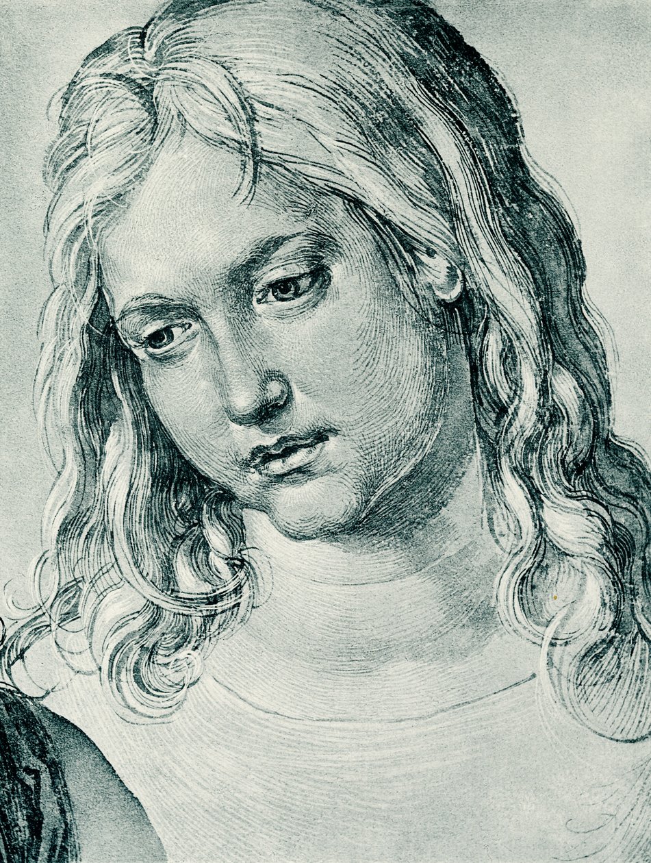 Głowa dwunastoletniego chłopca Jezusa autorstwa Albrecht Dürer