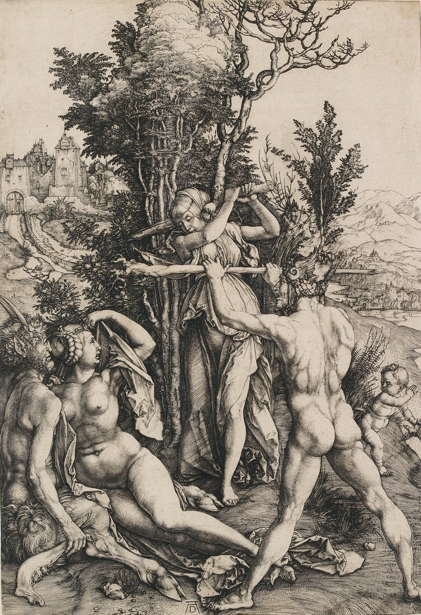 Herkules, c1498 autorstwa Albrecht Dürer