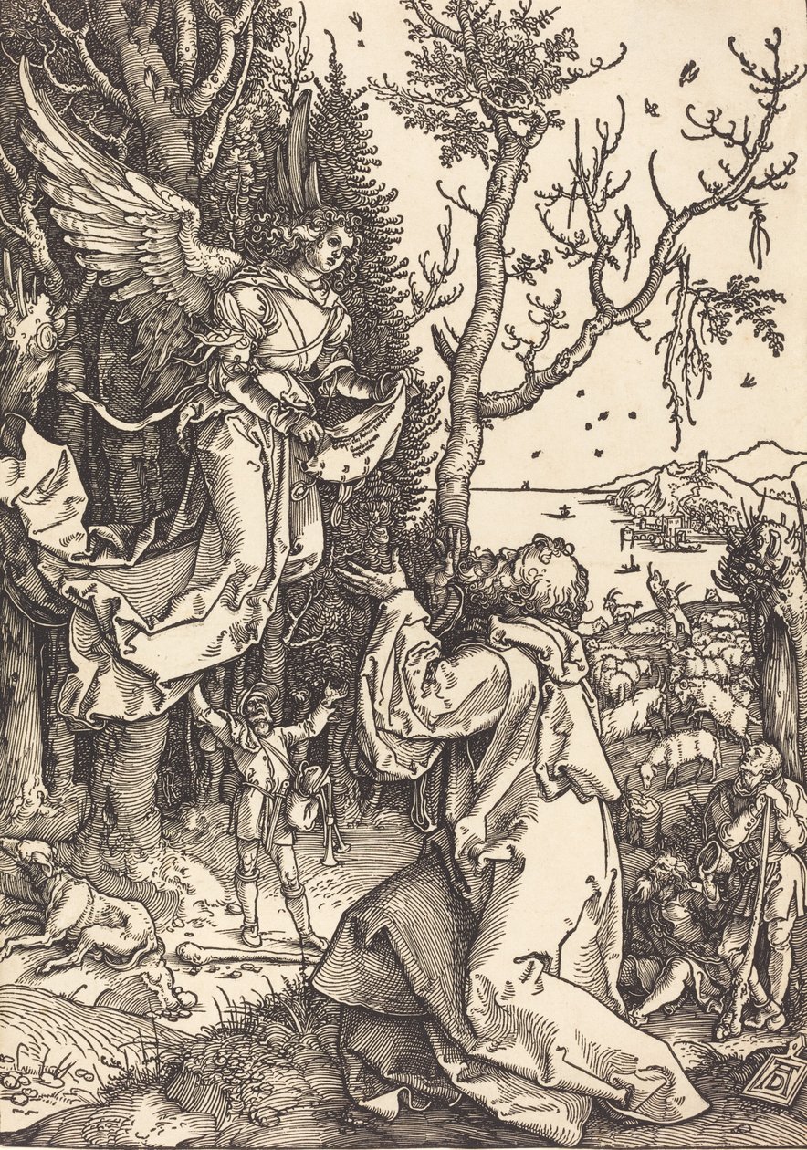 Joachim i Anioł, ok. 1930 1504. autorstwa Albrecht Dürer