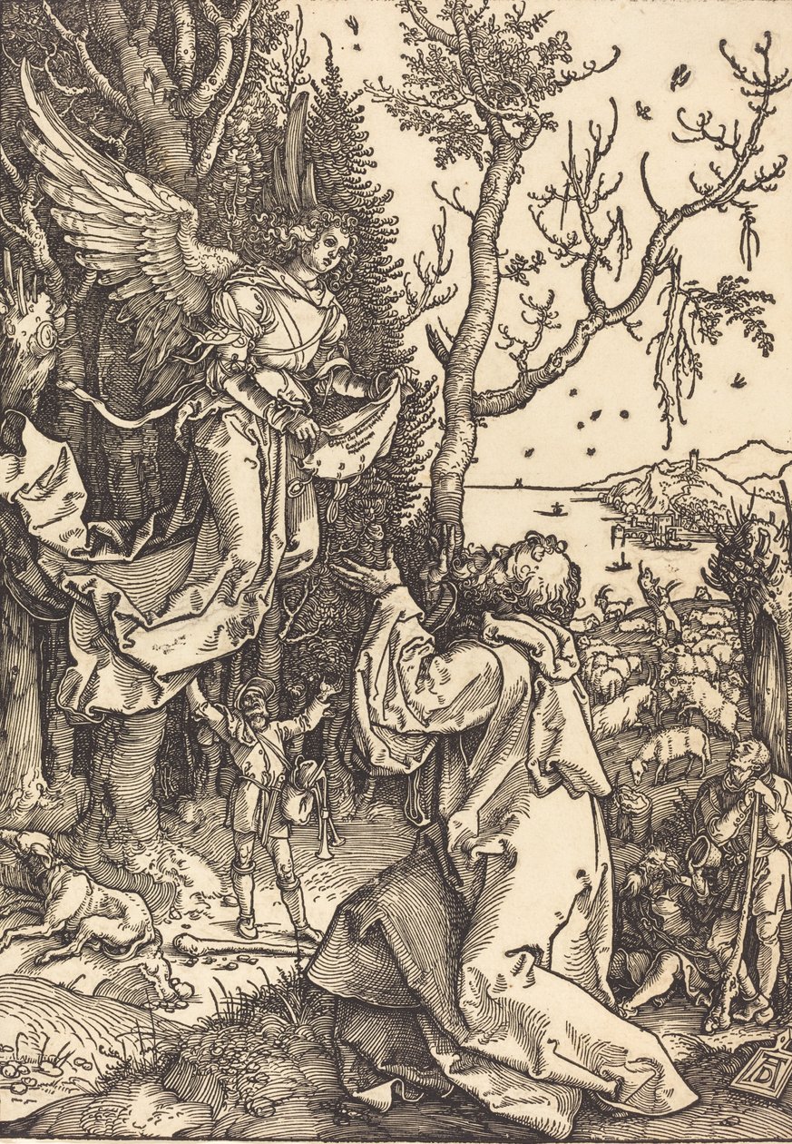 Joachim i Anioł, ok. 1930 1504. autorstwa Albrecht Dürer