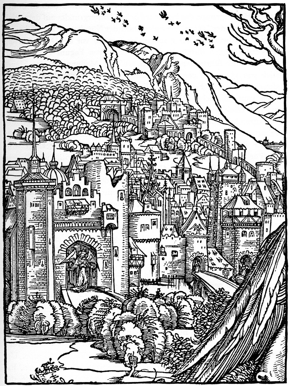 Krajobraz, 1498, 1936 autorstwa Albrecht Dürer