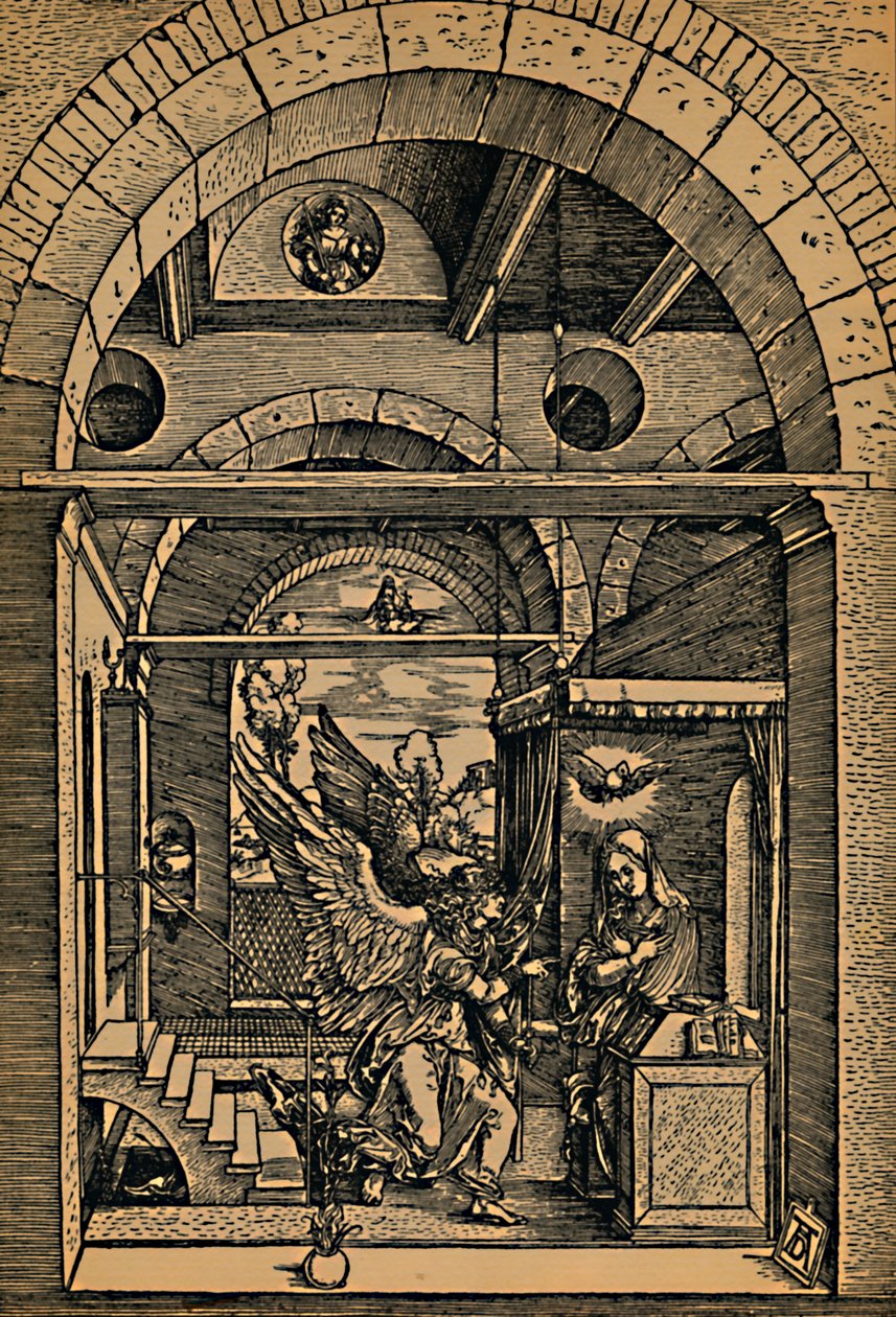 Maria Verkundigung, Zwiastowanie, ok. 1503. autorstwa Albrecht Dürer