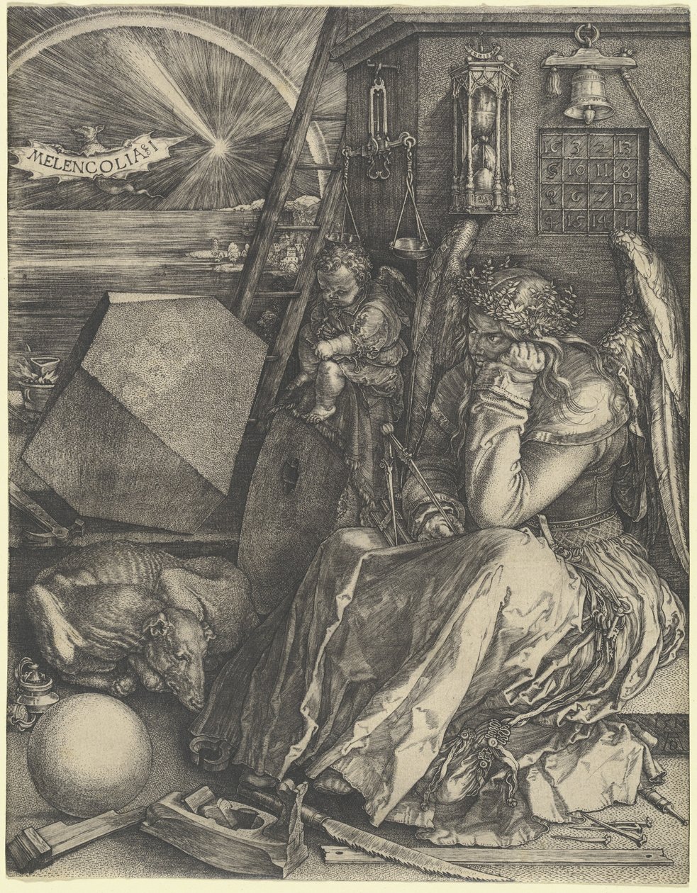 Melankolia I autorstwa Albrecht Dürer