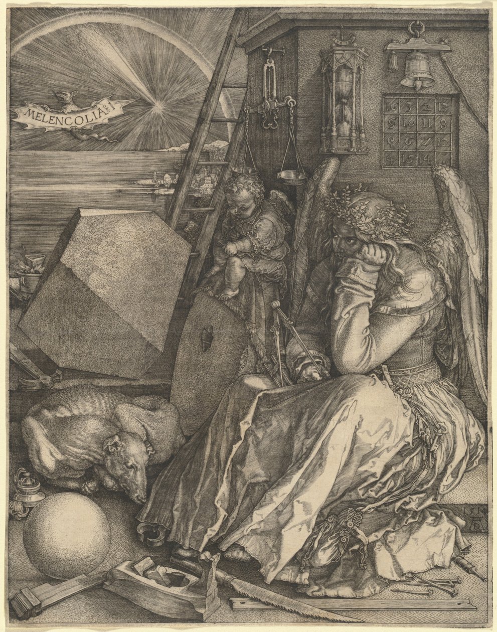 Melankolia I autorstwa Albrecht Dürer
