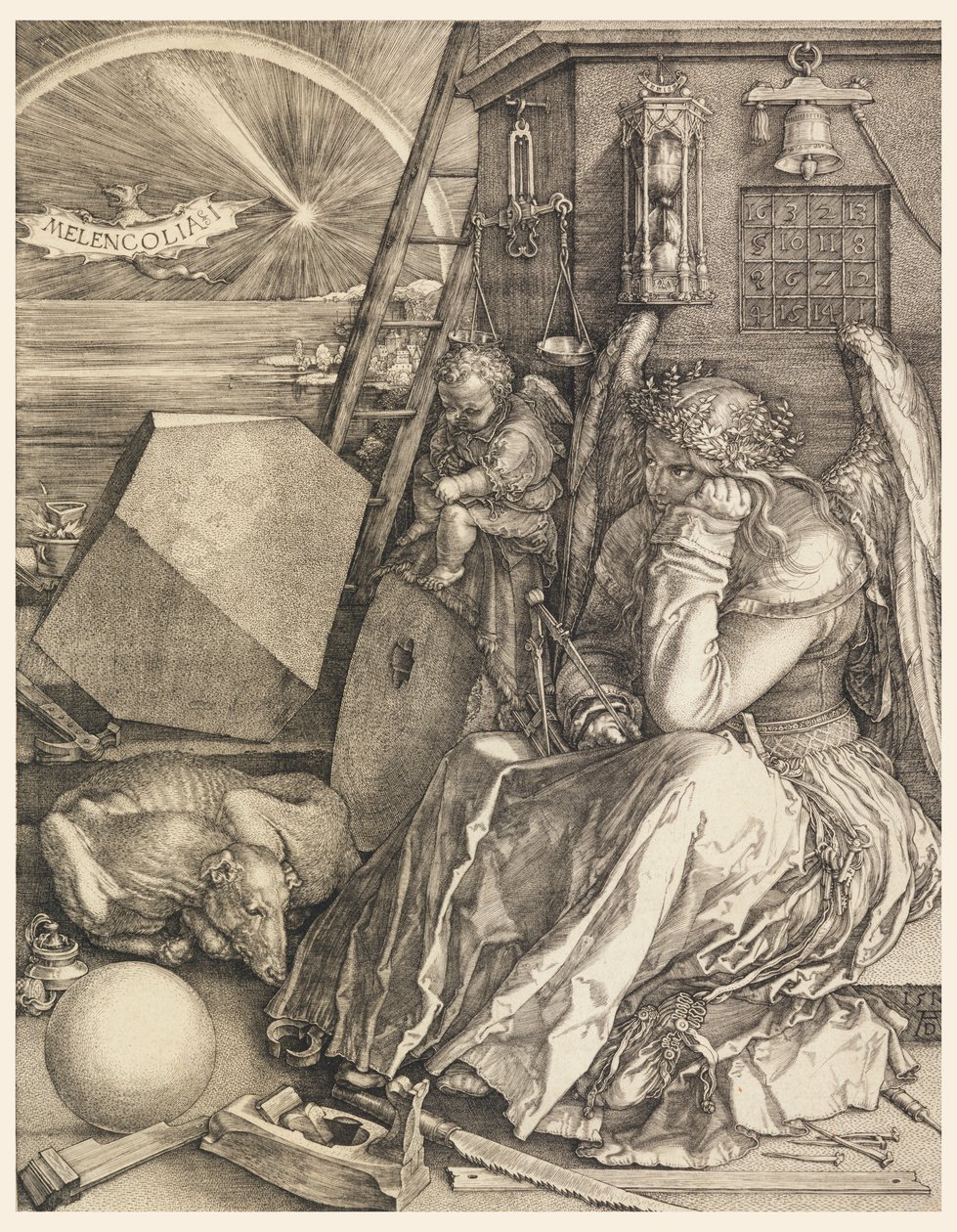 Melankolia I autorstwa Albrecht Dürer