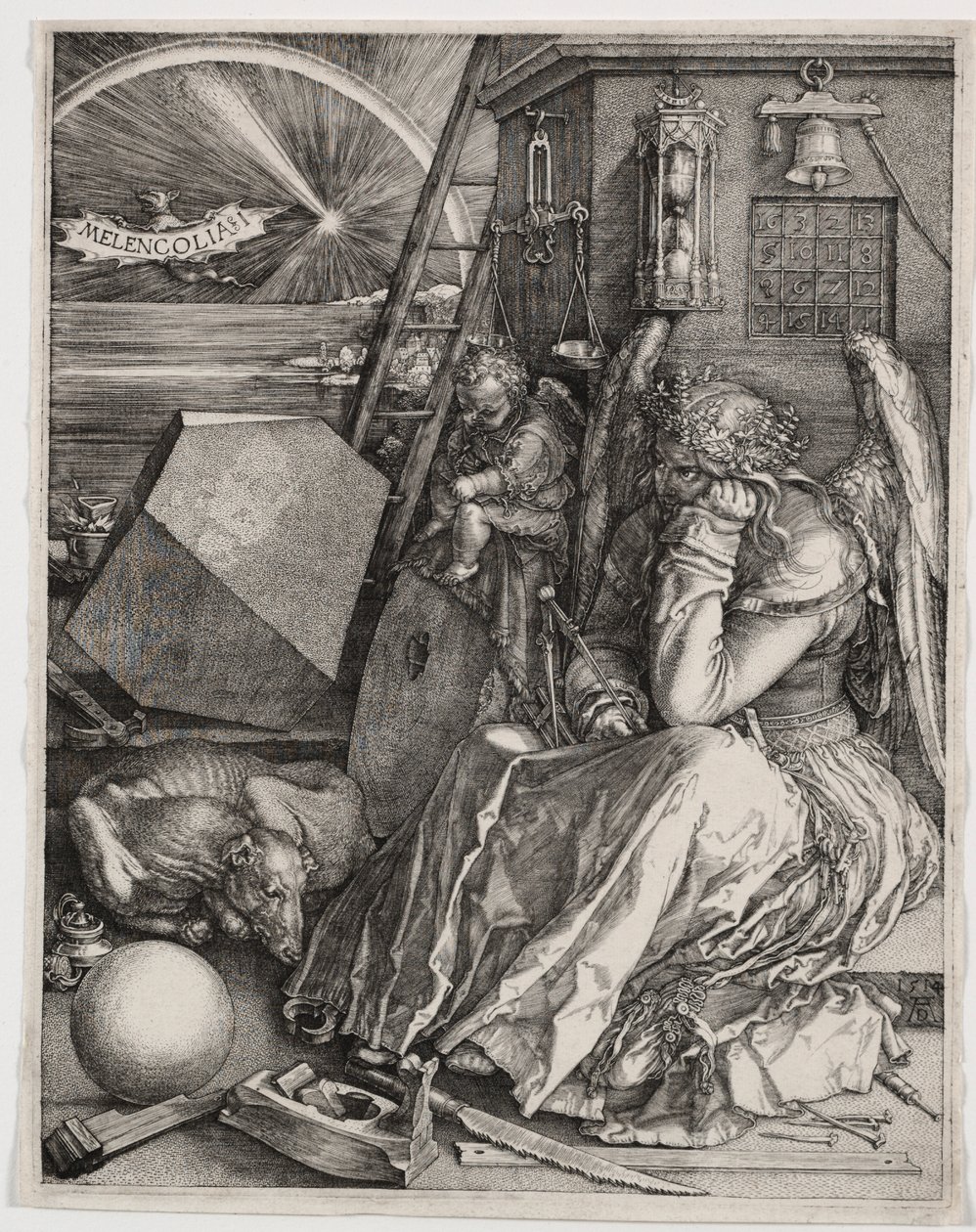 Melankolia I autorstwa Albrecht Dürer