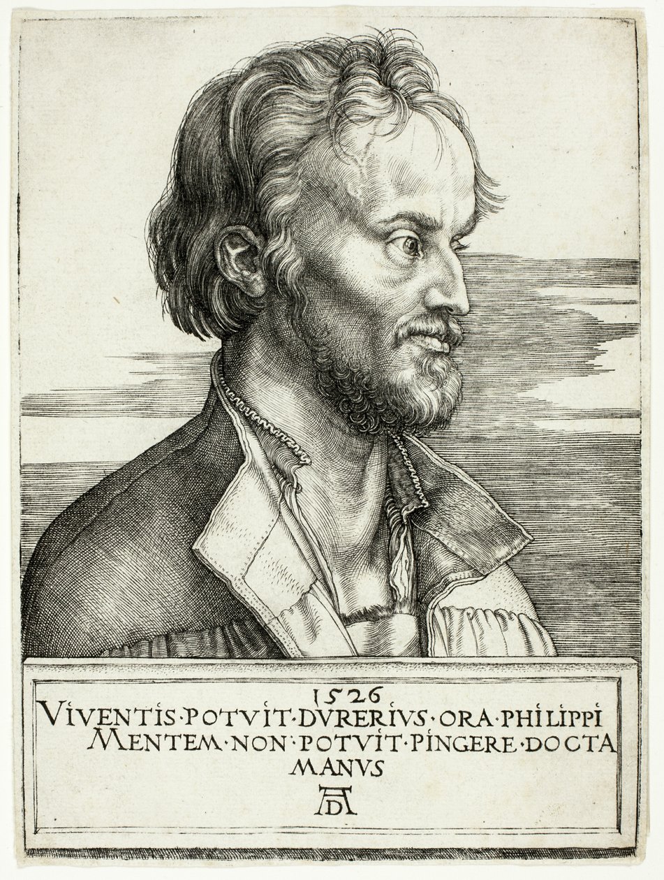 Filip Melanchton autorstwa Albrecht Dürer