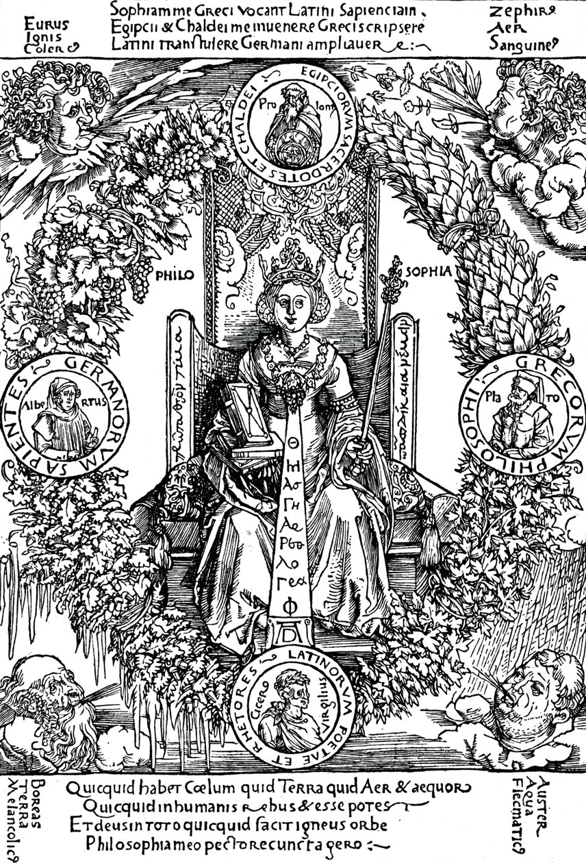 Filozofia, 1502 1906 autorstwa Albrecht Dürer