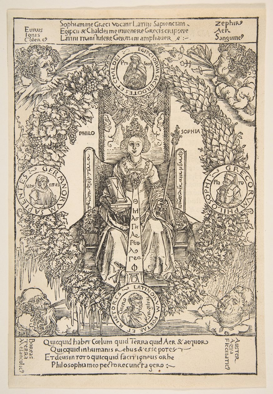 Filozofia.n.d. autorstwa Albrecht Dürer