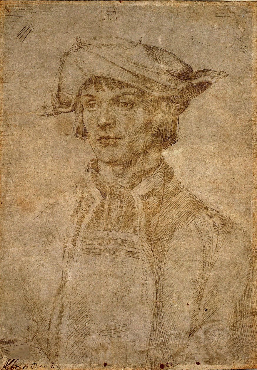Portret Lucasa van Leydena, 1521. autorstwa Albrecht Dürer