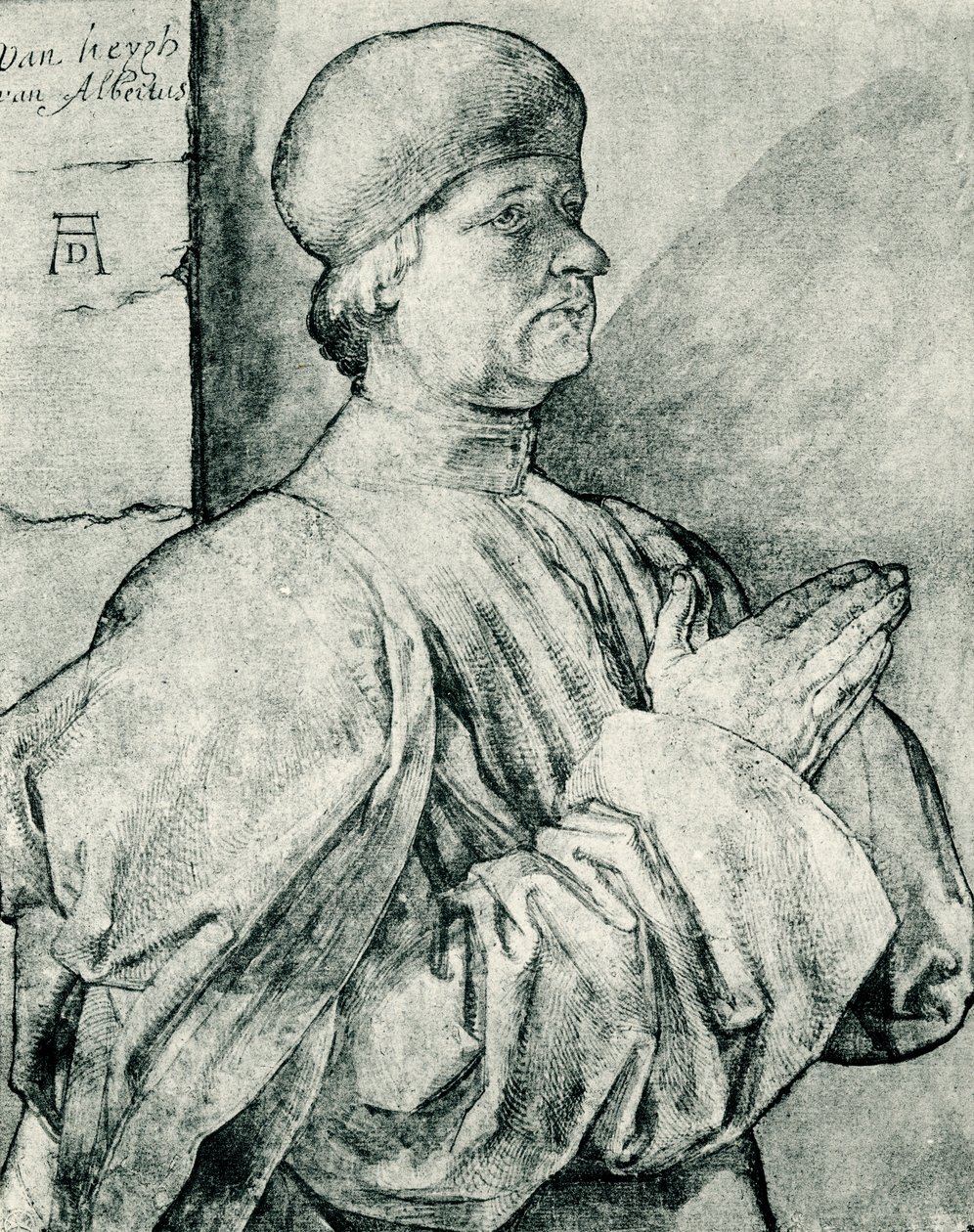 Modlący się dawca autorstwa Albrecht Dürer