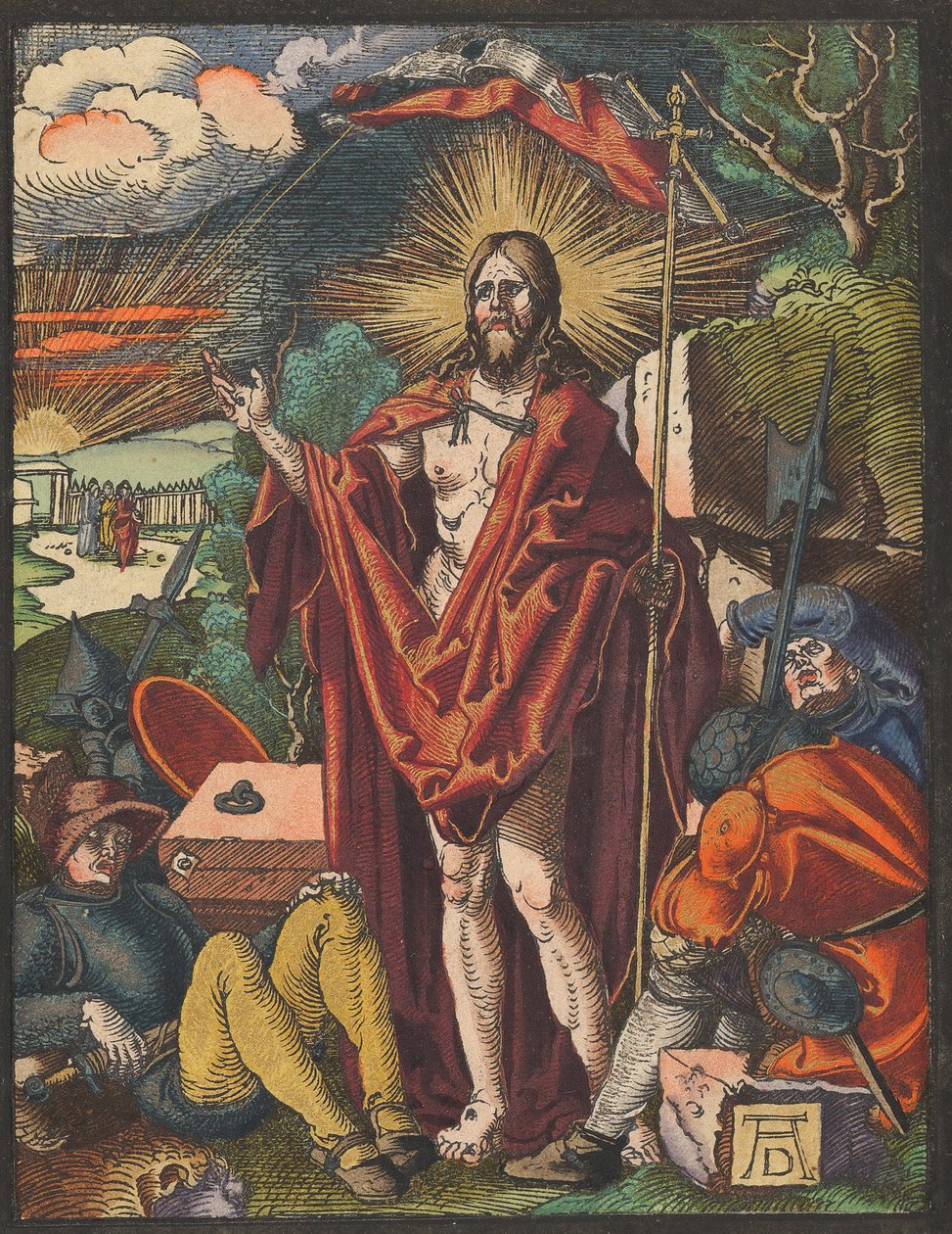 Zmartwychwstanie z Małego Drzeworytu Pasja.n.d. autorstwa Albrecht Dürer