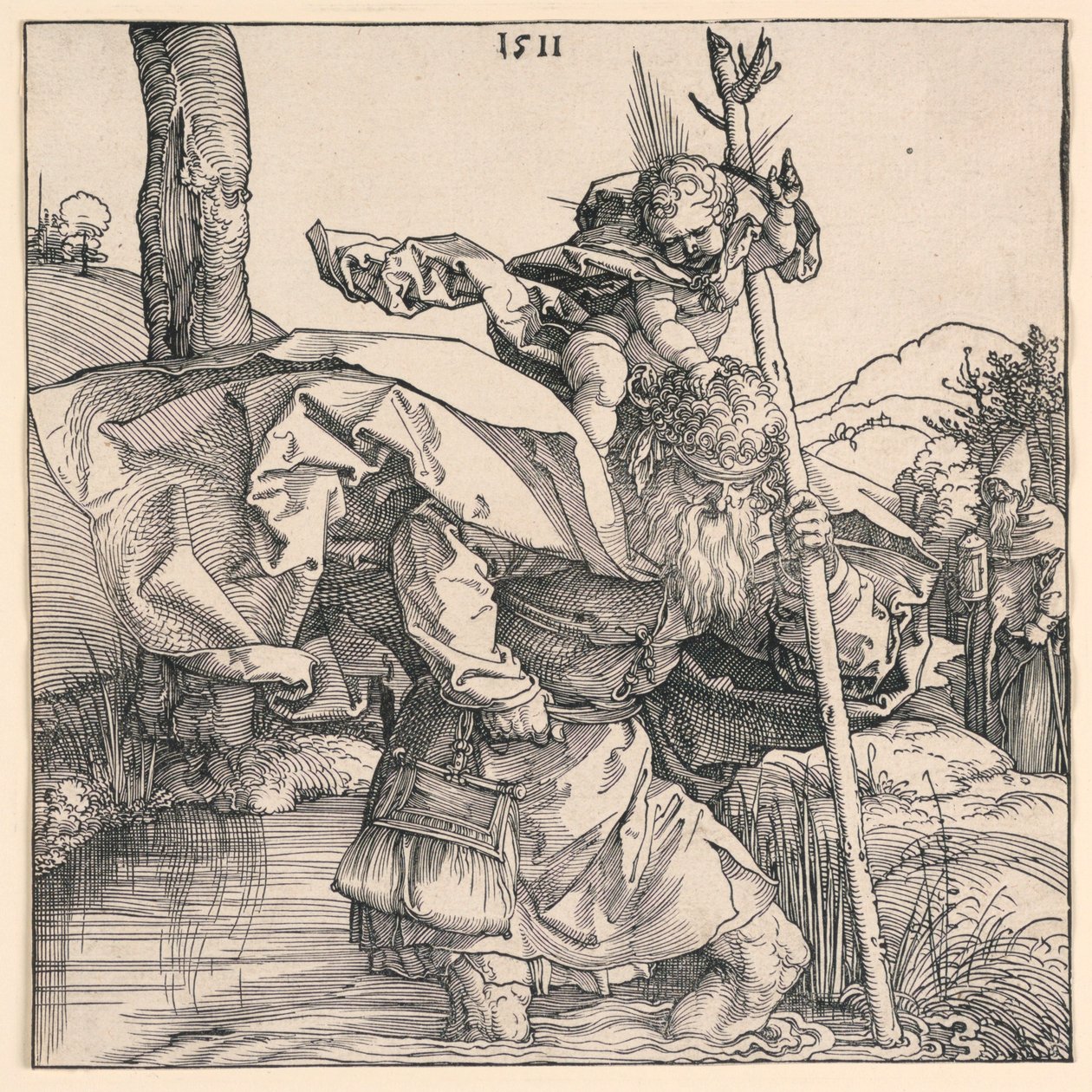 Święty Krzysztof autorstwa Albrecht Dürer