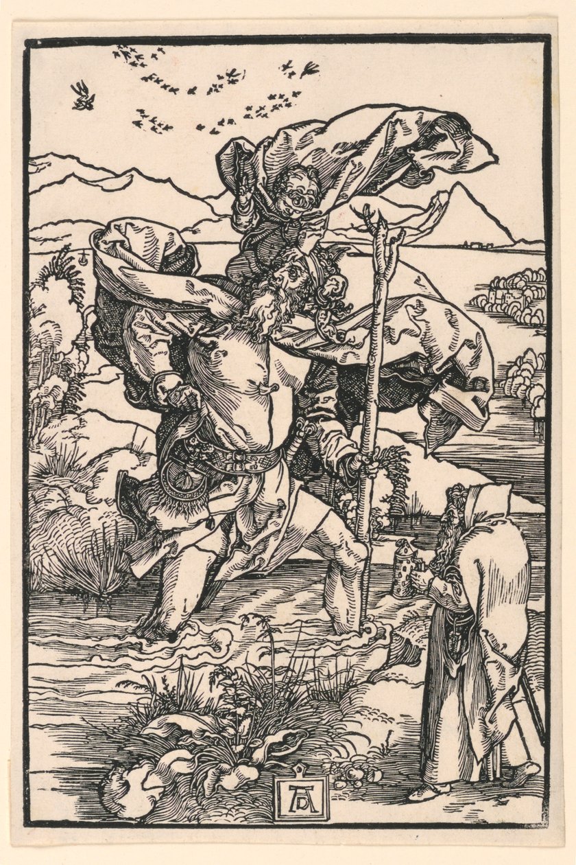 Święty Krzysztof autorstwa Albrecht Dürer