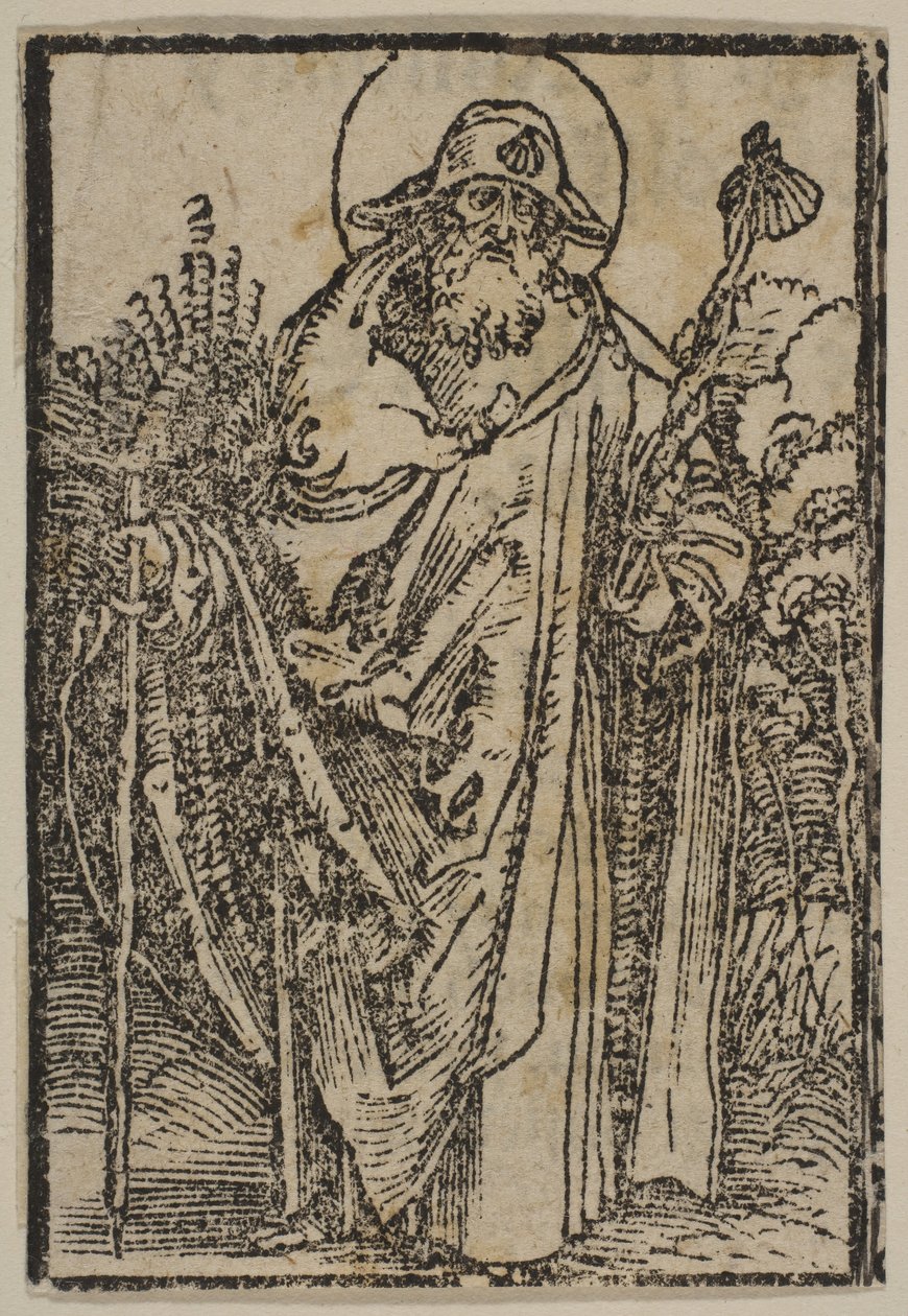Św. Jakub Major.n.d. autorstwa Albrecht Dürer