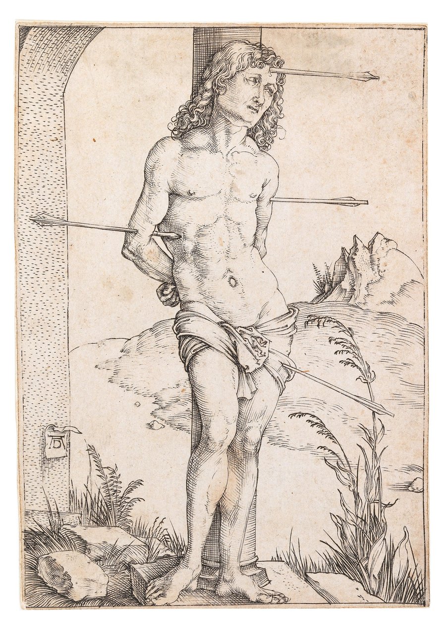 Św. Sebastian pod Kolumną, ok. 1930 1500. autorstwa Albrecht Dürer