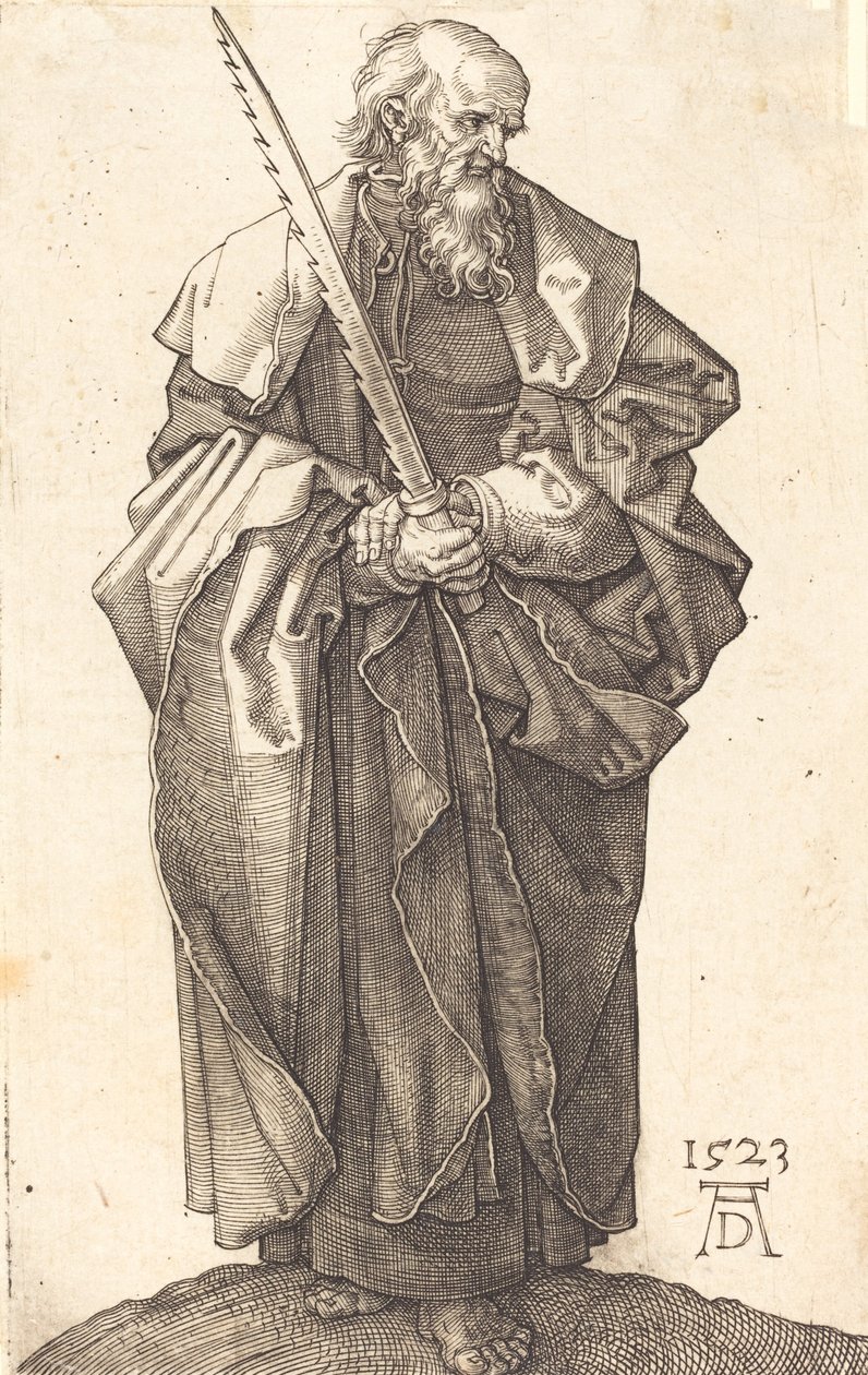 Św. Szymon, 1523. autorstwa Albrecht Dürer