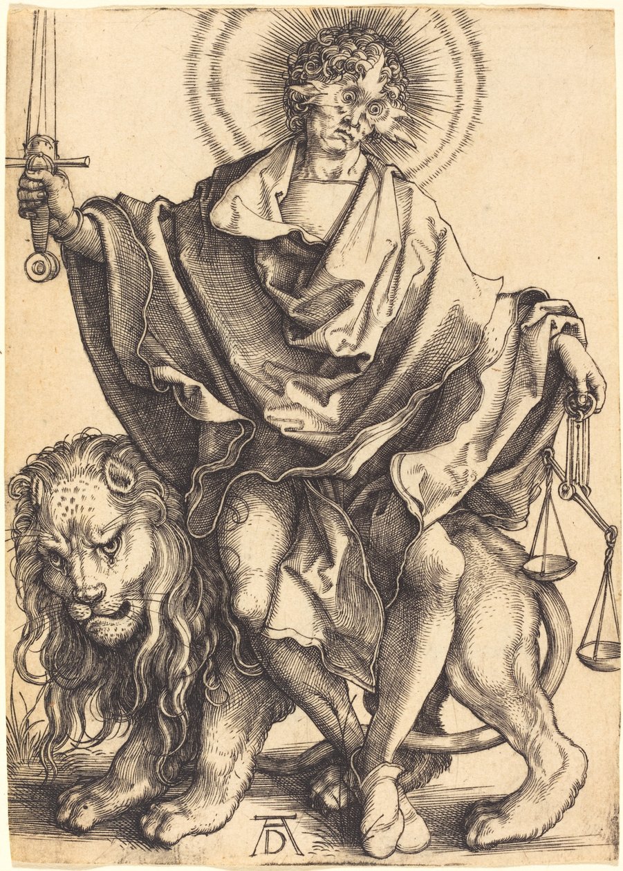 Słońce Sprawiedliwości autorstwa Albrecht Dürer