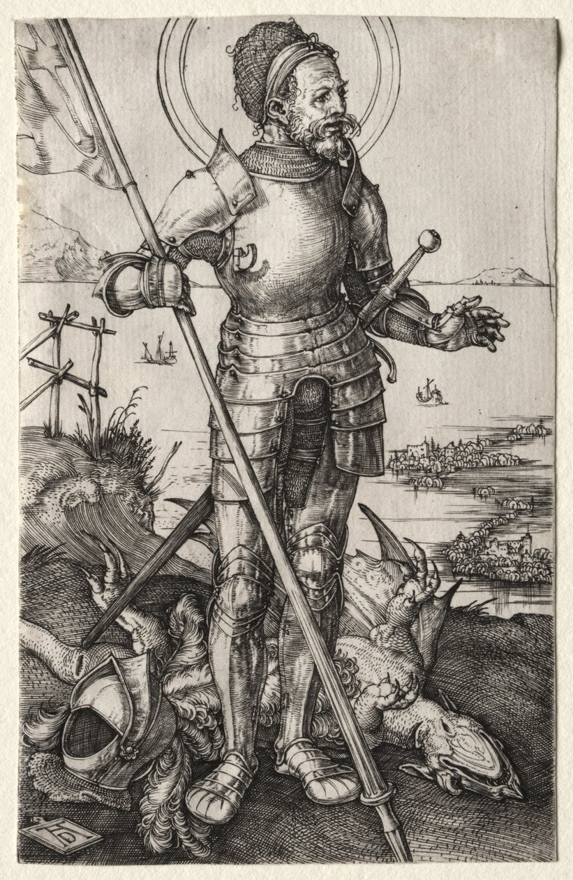 Św. Jerzy na piechotę autorstwa Albrecht Dürer