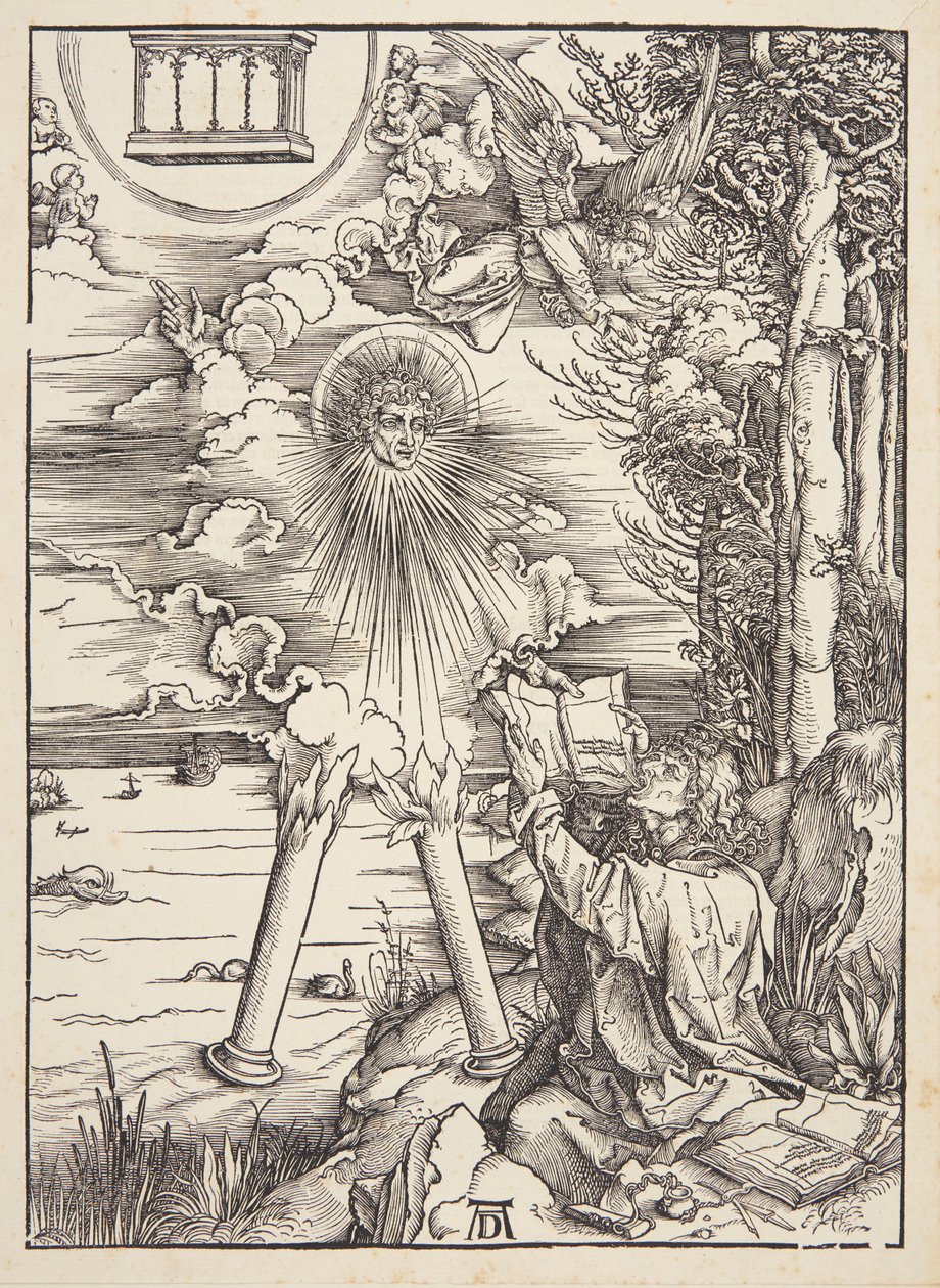 Św. Jan pożerający księgę autorstwa Albrecht Dürer